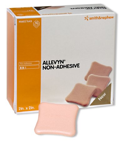 Smith & Nephew Allevyn Foam Dressing 6 X 6 Inch Square Non-Adhesive without Border Sterile - 66020093