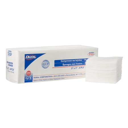 Clinisorb - Nonwoven Sponge Polyester / Rayon 4-Ply 3 X 3 Inch Square NonSterile - 2103