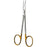 Sklar Instruments Scissors Iris Sklar Edge Tc 4-1/2" Sharp/Sharp Smooth Curved Ss/Tc Ea - 16-2505