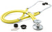 Adscope - Sprague Stethoscope Yellow 2-Tube 22 Inch Tube Double-Sided Chestpiece - 641NY