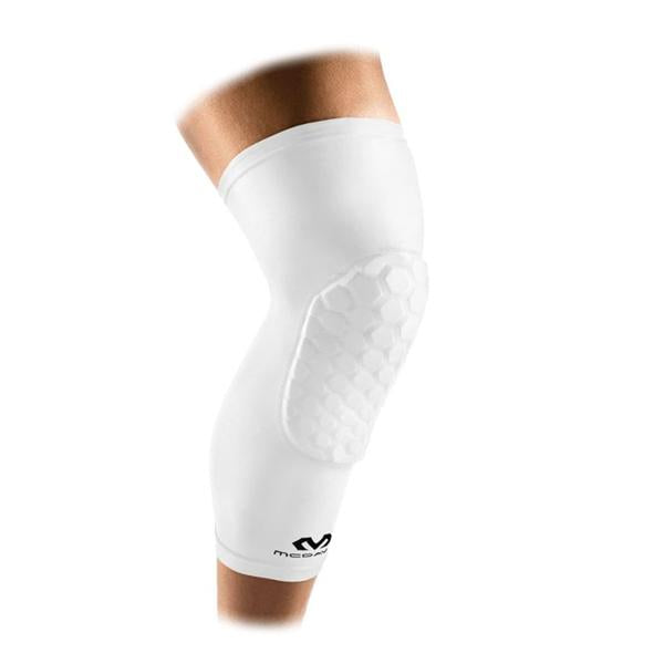 McDavid Sleeve Performance Extended Length Leg Hexpad White Size Large 1/Pr - 6446-W-L