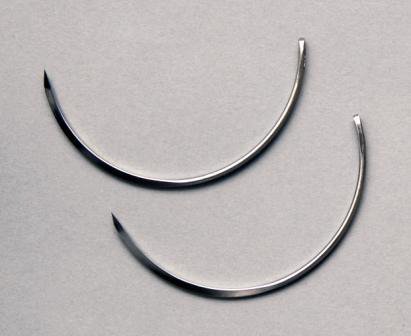 Richard-Allan - Suture Needle 1/2 Circle Reverse Cutting Needle Martin UterineType Size 3 Needle - 216403