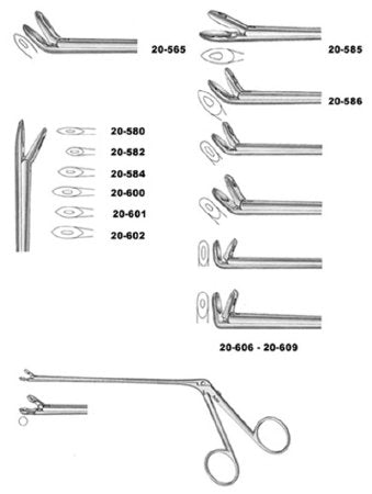 Miltex Nasal Forceps Blakesley 5-1/2 Inch Fenestrated No. 1 / 4 X 10 mm Cup - 20-601