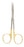 Miltex Miltex Carb-N-Sert Dissecting Scissors Kaye 4-1/4 Inch Length OR Grade Stainless Steel (German) / Tungsten Carbide NonSterile Finger Ring Handle Curved Blade Blunt/Blunt - 5-269TC
