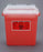Bemis Healthcare Bemis Sentinel Sharps Container 1-Piece 15 H X 13-7/8 L X 6-7/8 W Inch 3 Gallon Translucent Red Horizontal Entry Rotating Cylinder Lid - 333030