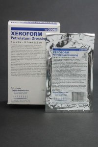 Xeroform - Petrolatum Impregnated Dressing 2 X 2 Inch Gauze Bismuth Tribromophenate () / Petrolatum Sterile - DKC71164