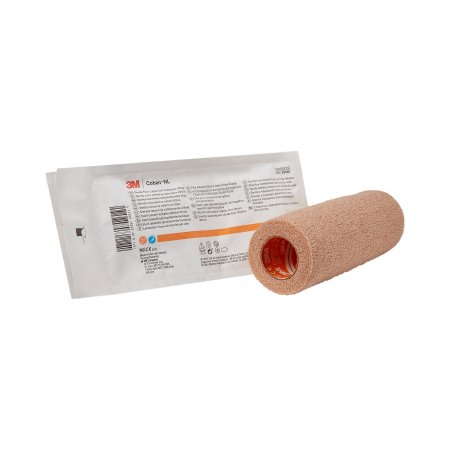3M Coban LF - Cohesive Bandage 6 Inch X 5 Yard Standard Compression Self-adherent Closure Tan Sterile - 2086S