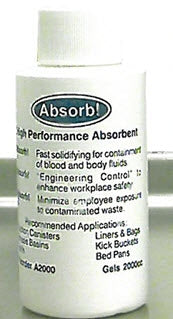 Absorb! - Spill Control Solidifier 2,000 cc Bottle - A2000