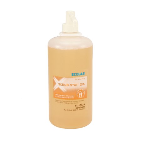 Scrub-Stat 2% - Surgical Scrub Solution 1000 mL Bottle 2% Strength CHG (Chlorhexidine Gluconate) NonSterile - 6030641