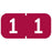 Tabbies Tab Products Compatible Numeric Labels, 1/2"H x 1"W, 500 Per Roll