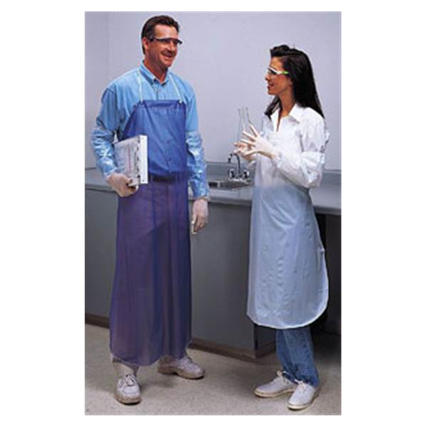Grainger Apron Utility Vinyl Unisex Blue Universal 54 In X 33 In Adult Ea - 3RYT5