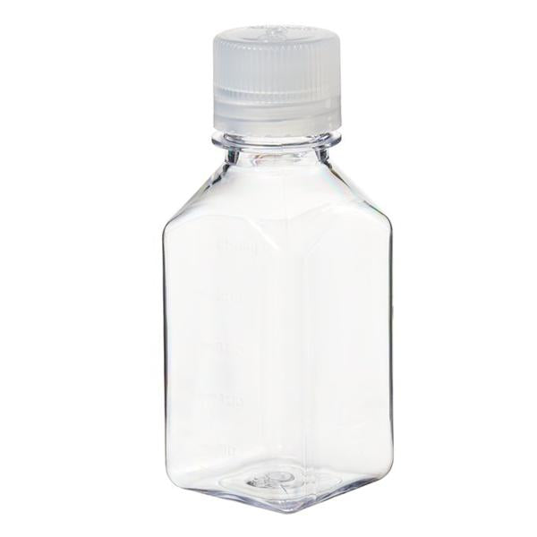Fisher Scientific Co. Nalgene Square Bottle Polycarbonate Screw Cap Clear 250Ml 6/Pk - 033111B