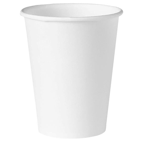 Janpak Cup Drink Paper 4 Oz White 100/Pk, 50 Pk/Ca - SOLO404