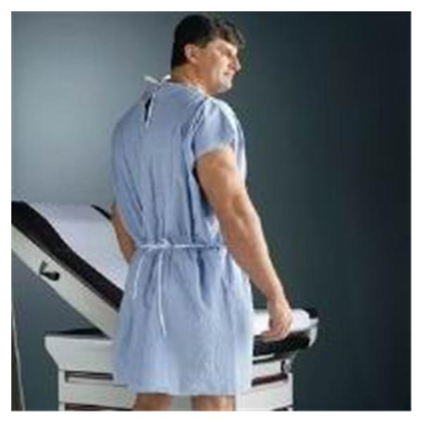 Graham Medical Gown Exam 30 In X 42 In Blue 50/Case - 228