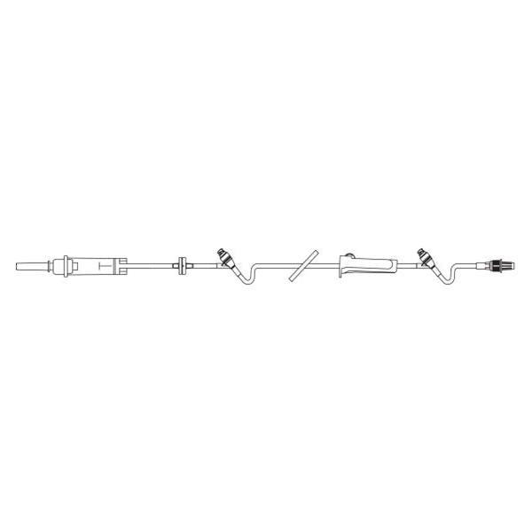Baxter Healthcare Iv Solution Set Continu-Flo 10 Drops/Ml Male Luer Lock Adapter 48/Ca - 2C8519