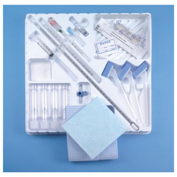 Busse Hospital Disposable Tray Lumbar Puncture Adult With Lidocaine/4 10Ml Specimen Vials Ea, 10 Ea/Ca - 649
