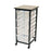 US Plastic Corp. Single Row Luxor Mobile Bin Storage Unit with Bins