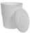 US Plastic Corp. Leaktite 5 Gallon Bucket Styrofoam Companion Coolers with Lid Case of 12 - BC5GCOOL012