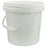  Bucket with Handle White 