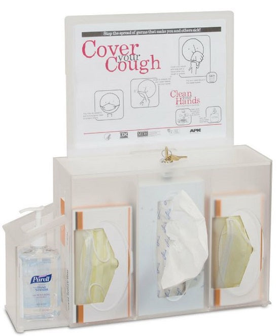 Omnimed 304006 Acrylic Hygienic Sanitation Station