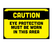 BeSafe Messaging Facilities Wall Decals - Yellow & Black, 6" x 9", Pack of 3