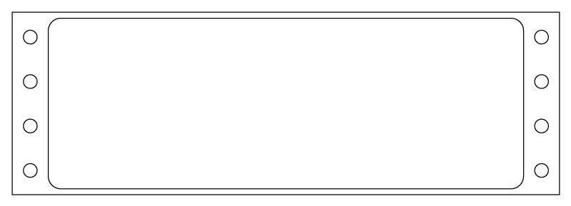 Medical Labels - Impact Labels, One Wide EDP, 4.0" x 1-7/16"