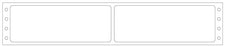 Medical Labels - Impact Labels, Two Wide EDP, 4.0" x 1-7/16"