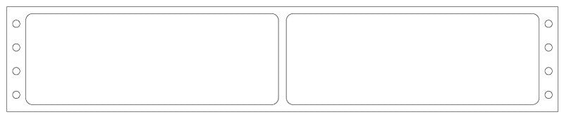 Medical Labels - Impact Labels, Two Wide EDP, 4.0" x 1-7/16"