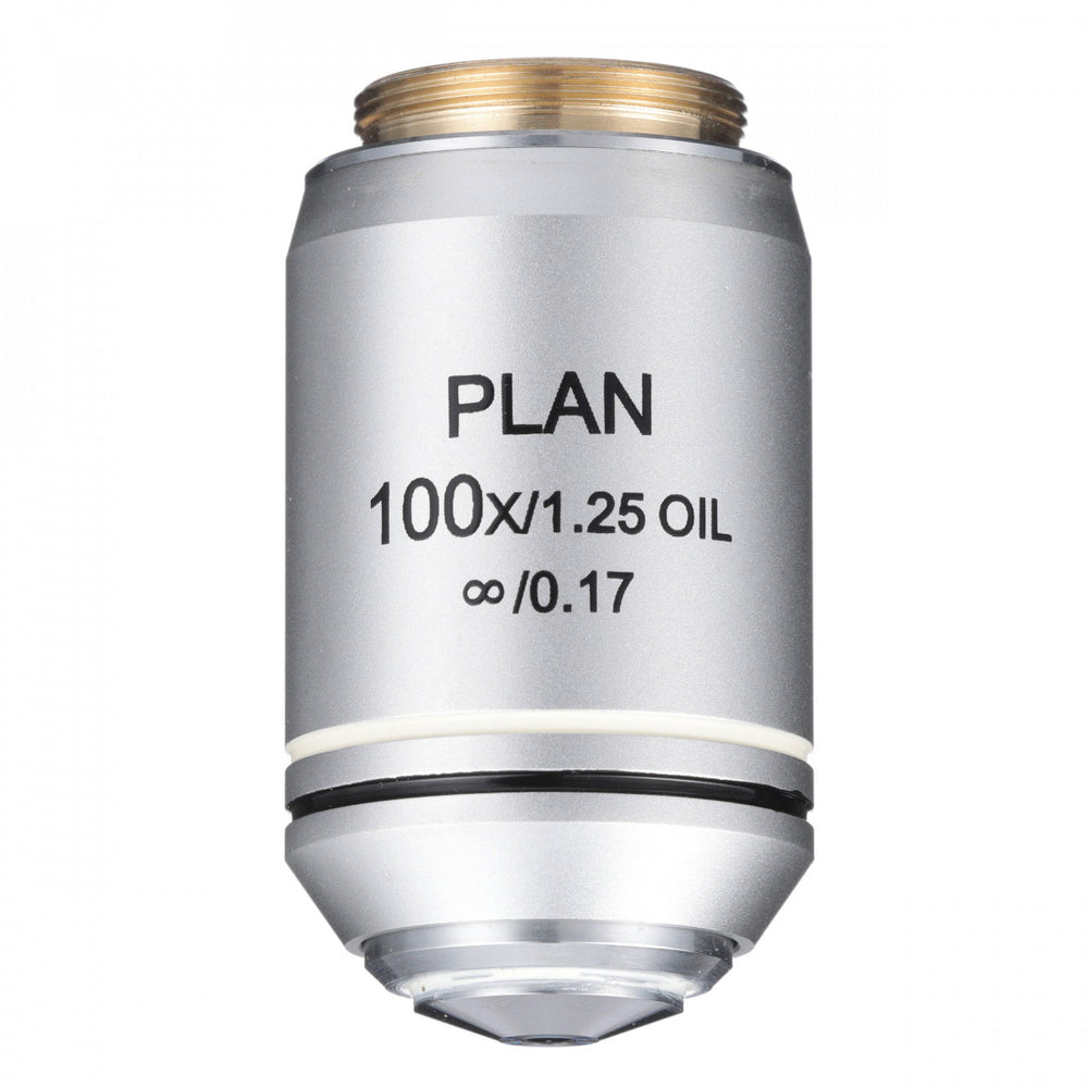 Accu-Scope Inc Objective 0. 018 mm, 100XR, N.A. 1.25 For Accu-Scope Microscope - 00-3176-PL