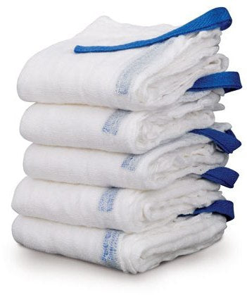 Medical Action Industries Surgical Laparotomy Sponge X-Ray Detectable Cotton 8 X 36 Inch 5 Count Pouch Sterile - 419