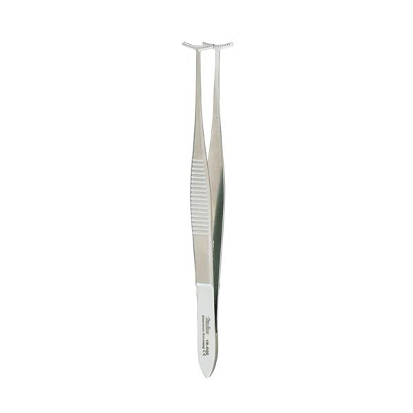 Miltex-Integra Forcep Fixation Green 4" 12Mm Wide T Shape 19X20 Teeth Stainless Steel Ea - 18-896