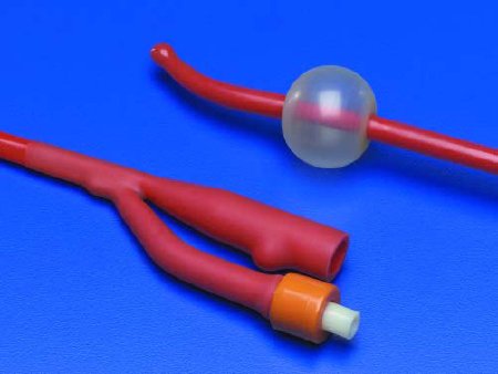 Ultramer - Foley Catheter 2-Way Coude Tip 5 cc Balloon 16 Fr. Hydrogel Coated Red Rubber - 1516C