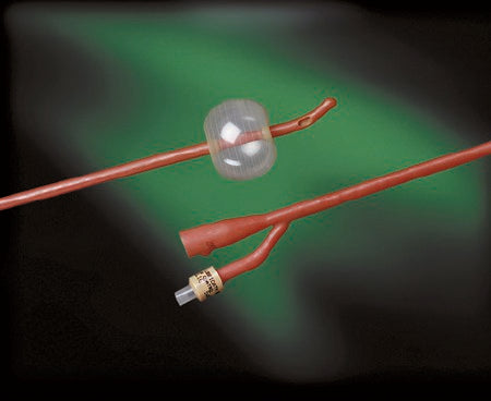 Bardex Lubricath - Foley Catheter 2-Way Coude Tip 5 cc Balloon 16 Fr. Hydrophilic Polymer Coated Latex - 0102L16