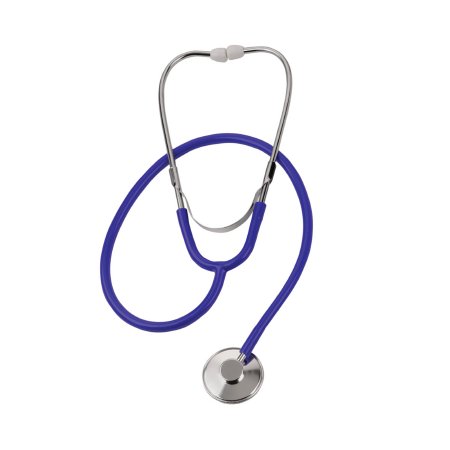 Mabis - Classic Stethoscope Blue 1-Tube 22 Inch Tube Single Head Chestpiece - 10-428-010