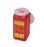 BD - Sharps Container 7-1/2 H X 3-3/5 W X 3-3/5 D Inch 1.4 Quart Red Base / Translucent Lid Vertical Entry Hinged Snap On Lid - 305557