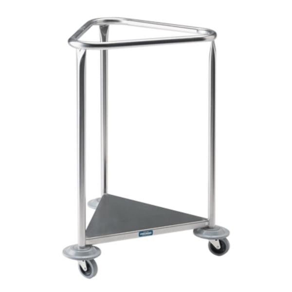 Pedigo Products. Hamper Linen Stainless Steel Triangular 35X78-5/8" Silver Ea - P-1121-SS