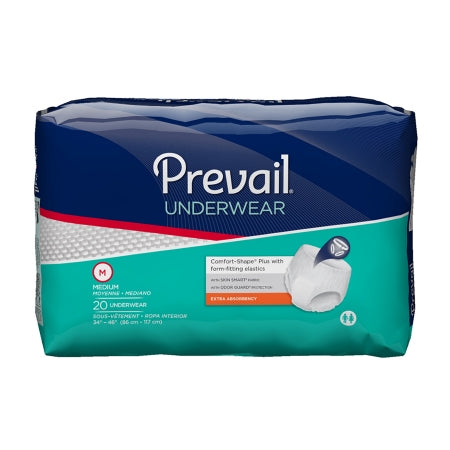 First Quality Prevail Daily Underwear Adult Absorbent Underwear Pull On Medium Disposable Moderate Absorbency - PV-512
