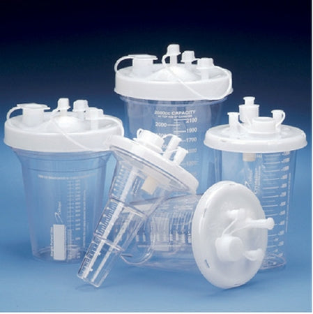 Deroyal Canister Crystaline 1500 Ml Press On Lid - 71-2054