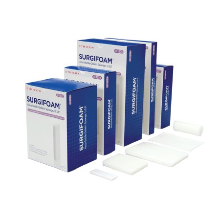 Surgifoam - Hemostatic Sponge 2 X 8 X 12.5 cm 6 per Pack Sterile - 1975