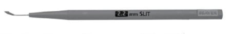 Beaver-Visitec International Beaver Xstar Slit Knife Conventional 2.6 mm Stainless Steel / Plastic Full Handle Sterile Disposable - 373726