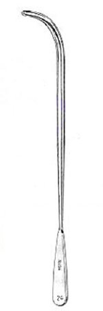 Integra Lifesciences - Uterine Sound Walther 24 Fr. Curved Tip - 29-18-24