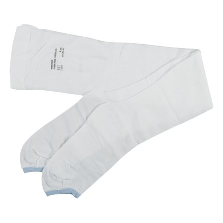 McKesson - Anti-embolism Stocking Thigh High Large / Regular White Inspection Toe - 84-42