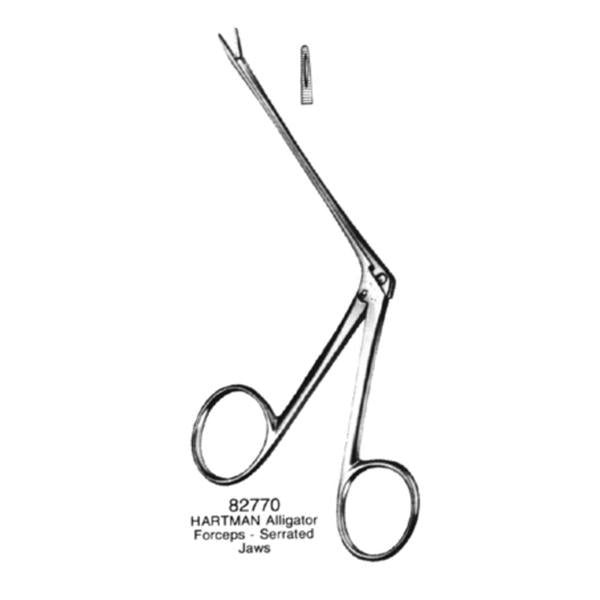 Medco Instruments Inc Forcep Alligator Hartman 3-1/2" Serrated Ea - 82770