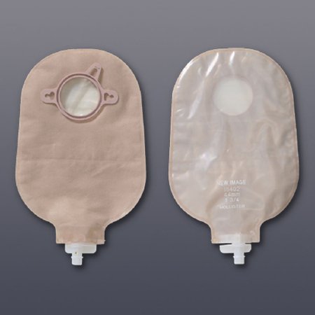 Hollister New Image Urostomy Pouch Two-Piece System 9 Inch Length Drainable - 18404