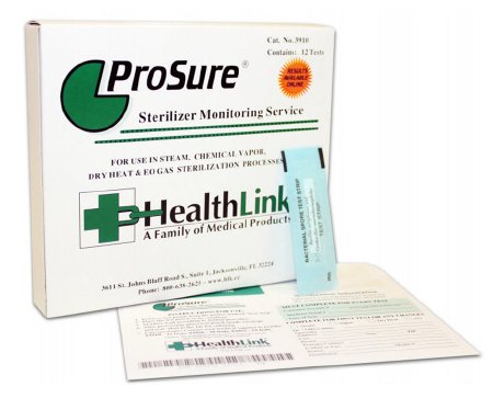 Healthlink ProSure Sterilizer Monitoring Mail-In Service Steam / EO Gas / Dry Heat / Chemical Vapor - 3910