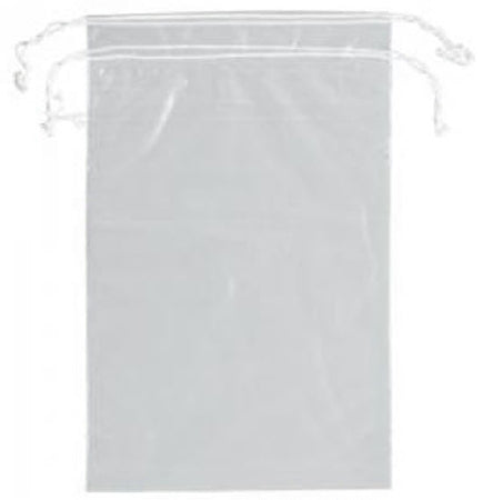 RD Plastics Company - Patient Belongings Bag 5 X 8 Inch Plastic Drawstring Closure Clear - G100