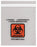 RD Plastics Company - Specimen Transport Bag 13 X 18 Inch Adhesive Closure Biohazard Symbol / Storage Instructions NonSterile - G117