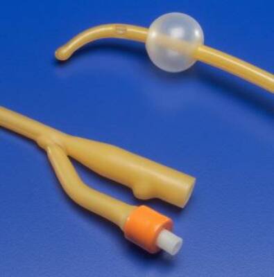 Ultramer - Foley Catheter 2-Way Coude Tip 5 cc Balloon 20 Fr. Hydrogel Coated Latex - 1620C