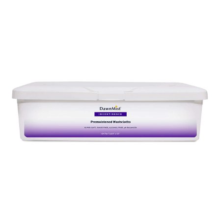 DawnMist - Personal Wipe Tub Aloe / Lanolin Fresh Scent 64 Count - AW4739
