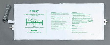 Posey Fall Management Bed Sensor Pad 13 X 32-1/2 Inch, Cord Length 95 Inch - 8283